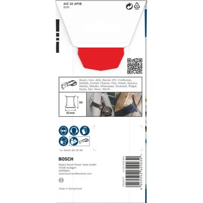 Bosch Tauchsägeblatt Starlock PRO AIZ 32 APIB 2608669066 | 32x50 mm | Bi-Metall | Holz, Kunststoff, NE-Metall