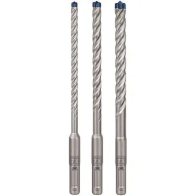 Bosch Hammerbohrer-Set SDS plus-7X 2608900196 | 3-tlg. | 6/8/10mm | Vollhartmetallkopf | Beton & Stahlbeton