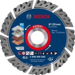 BOSCH 2608900660 EXPERT Multi Material Diamant Trennscheibe 125x22.23x2.2x12