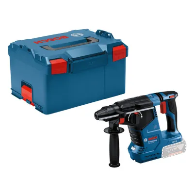 Bosch Professional Akku-Bohrhammer GBH 18V-24 C | 18V SDS-plus | bürstenlos | Bluetooth | ohne Akku/Ladegerät | L-BOXX