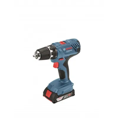 Bosch Professional Akku-Bohrschrauber GSR 18V-21 | 18V | 55 Nm | 13 mm Bohrfutter | Solo | L-BOXX | Blau