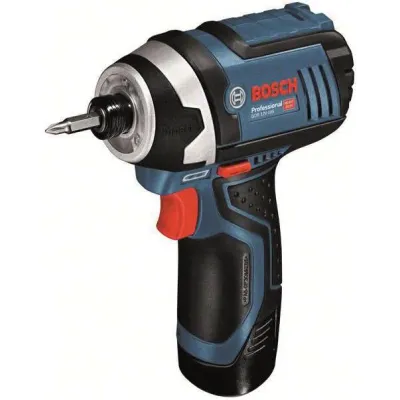 Bosch Professional Akku-Drehschlagschrauber GDR 12V-105 06019A6906 | 12V | 105 Nm | Solo | L-BOXX | kompakt | blau