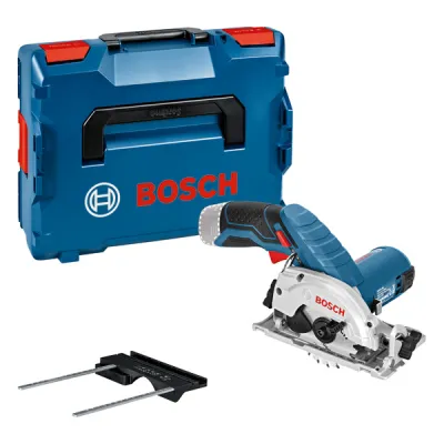 Bosch Professional Akku-Kreissäge GKS 12V-26 | 06016A1002 | 12V Solo | Ø 85 mm | L-Boxx | für Holz | Blau