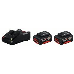 Bosch Akku Starter-Set (2 x GBA 18 V 4,0 Ah + 1x GAL 18 V-40 )