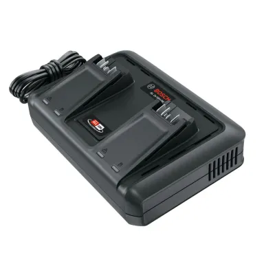 Bosch Schnellladegerät AL 2x18V-88 | 2x 18V Akkus gleichzeitig laden | 4,4A | POWER FOR ALL Alliance | Wandhalterung