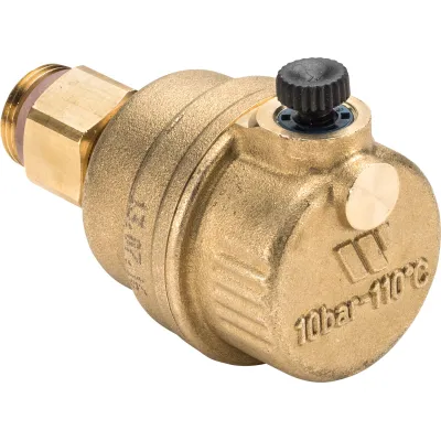 Bosch Automatischer Entlüfter 740-3/8" 8738208638 | Zubehör für Wärmepumpe | 80x45x45 mm | Metall | kompakt