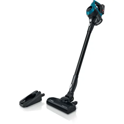 Bosch Akku-Staubsauger BBS611LAG | kabellos & kompakt | 18V Li-Ion | abnehmbarer Handsauger | Power For All | Blau