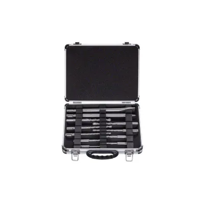 Bosch Bohrer- und Meißelset 2608578765 | SDS-Plus | 11-teilig | für Beton & Mauerwerk | Wolfram-Carbide | im Koffer