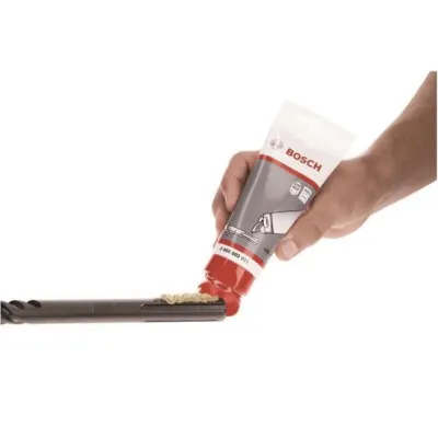 Bosch Schmierfett Tube 2608002021 | Bohrfett 100ml für SDS Bohrer- & Meißelschäfte | langlebig | synthetisch | farblos