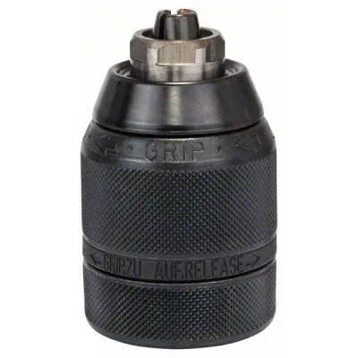 Bosch Schnellspannbohrfutter | 1,5-13 mm | 1/2"-20 UNF | Metall | für Bohrmaschinen | 2608572105