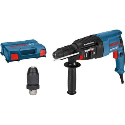 Bosch Professional Bohrhammer GBH 2-26 F | SDS-plus | 830W | 2,7J | inkl. Wechselfutter & Koffer | Blau