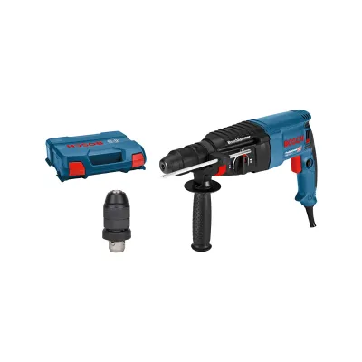 Bosch Professional Bohrhammer GBH 2-26 F | SDS-plus | 830W | 2,7J | inkl. Wechselfutter & Koffer | Blau