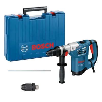Bosch Professional Bohrhammer GBH 4-32 DFR | 900W | SDS-plus | 4,2J | Koffer | Schnellspannbohrfutter | Blau