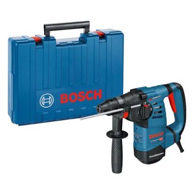 Bosch Professional Bohrhammer GBH 3-28 DFR | 800W | SDS-plus | 3,1J | Schnellwechselbohrfutter | Koffer | Blau