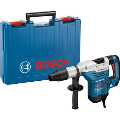 Bosch GBH 5-40 DCE Bohrhammer SDS-max | 1150W | 8,8J | 40mm Beton | Koffer & Zusatzhandgriff | Blau