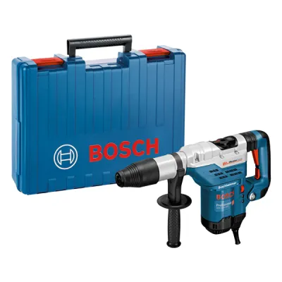 Bosch GBH 5-40 DCE Bohrhammer SDS-max | 1150W | 8,8J | 40mm Beton | Koffer & Zusatzhandgriff | Blau
