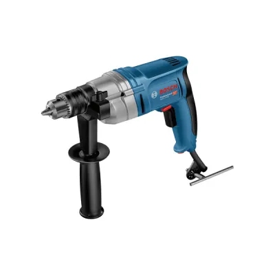Bosch Professional Bohrmaschine GBM 13 HRE | 550W | 60Nm | 1,5-13mm Bohrfutter | für Stahl und Holz | Blau