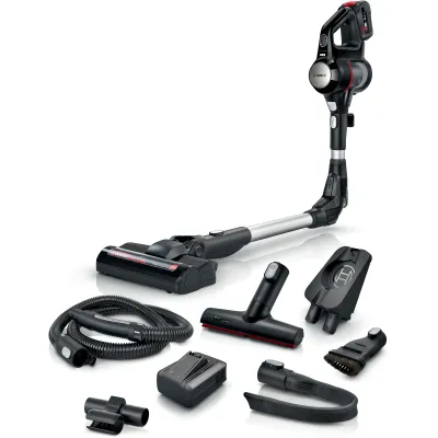 Bosch Akku-Staubsauger BSS715FRSH Unlimited 7 | kabellos | 18V Li-Ion Akku | knickbares Rohr | beutellos | schwarz