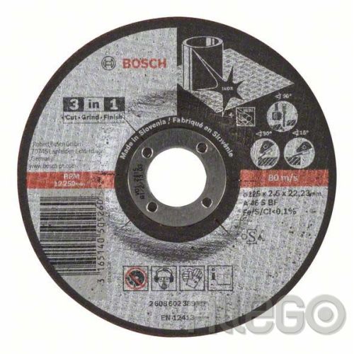 Bild: Bosch ch PT 3-in-1 Scheibe 125 x 2,5mm 2 608 602 389