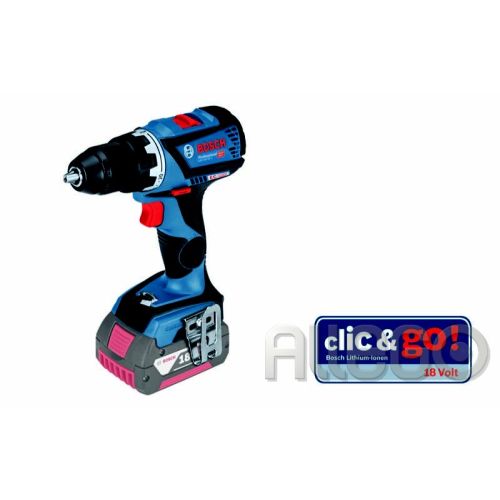 Bild: Bosch clic&go Akku-Bohrschrauber GSR 18V-60 C L-Boxx Bosch clic&go Akku-Bohrschr