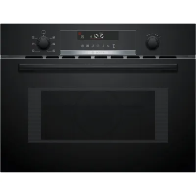 Bosch Einbau-Mikrowelle CMA585GB1 | 44 l | 900 W | Heißluft & Grill | AutoPilot 15 Programme | Schwarz | 60 cm