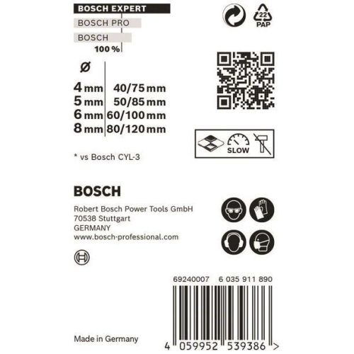 Bild: Bosch CYL-9 MC Bohrer-Set 4tlg EXPERT