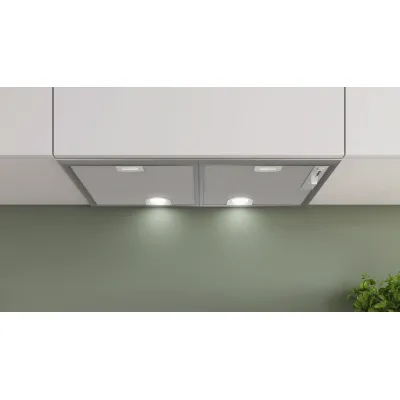 Bosch Dunstabzugshaube DHL755BM Serie 4 | Lüfterbaustein | 73 cm | 614 m³/h | LED | Aluminium-Fettfilter | silber