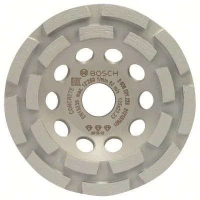 Bosch Diamant-Topfscheibe 2608201228 | Beton schleifen | Ø 125 mm | Bohrung 22,23 mm | für Winkelschleifer
