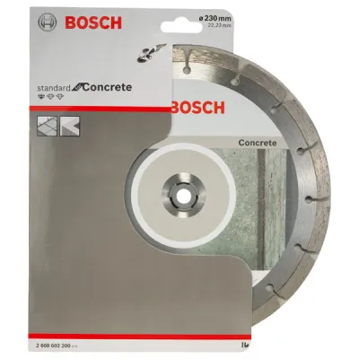 Bosch Professional Diamanttrennscheibe 2608602200 | Beton Schneiden | Ø 230 mm x 22,23 mm | Winkelschleifer Zubehör
