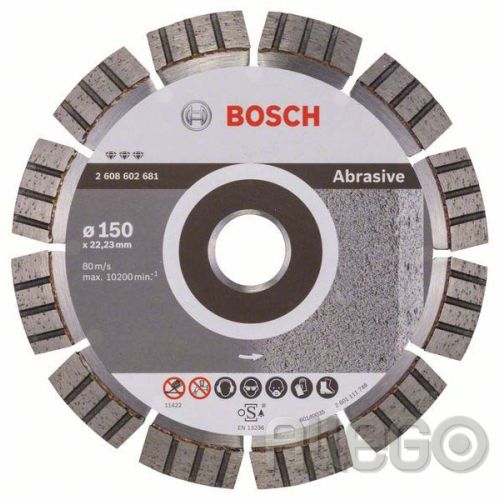 Bild: Bosch Diamant Trennscheibe 2608602681 150x22,23mm Best Abrasive Bosch Diamant Tr