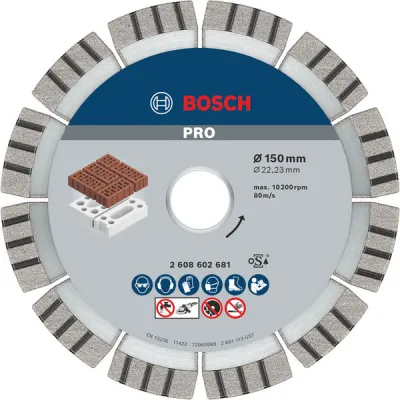 Bosch Diamant Trennscheibe 2608602681 150x22,23mm Best Abrasive Bosch Diamant Tr