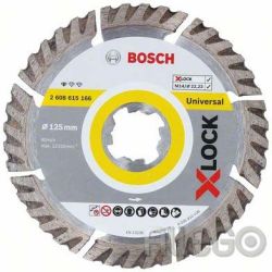 Bosch Diamant-Trennscheibe 2608615166 125 mm - Standard Universal "X-Lock"