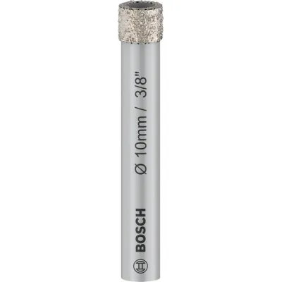 Bosch Diamantbohrkrone 2608599051 | Fliesenbohrer 10 mm | PRO Ceramic dry | 66 mm Arbeitstiefe | für Keramikfliesen