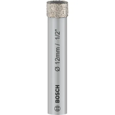 Bosch Diamantbohrer 2608599052 | Fliesen-Bohrkrone 12 mm | Arbeitstiefe 66 mm | Trockenbohren | für Keramik