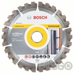 Bosch Diamanttrennscheibe "Best for Universal" 150 x 22,23 mm 2 608 603 631