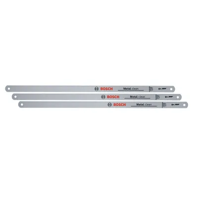Bosch Bügelsägeblatt 1600A032UN | 300 mm | 32 TPI | Bimetall | 3 Stück | für Metall Kunststoff Aluminium