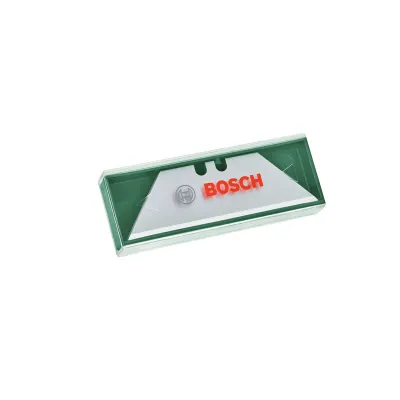 Bosch Trapezklingen 1600A032UT | 10 Stück Ersatzklingen | SK5-Stahl | robust & scharf | für Teppich, Pappe, Kunststoff