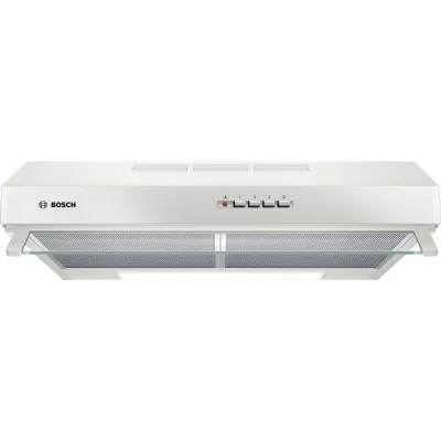 Bosch Unterbau-Dunstabzugshaube DUL63CC20 | 60 cm | 350 m³/h Abluft | 3 Stufen | LED | Metallfettfilter | Weiß