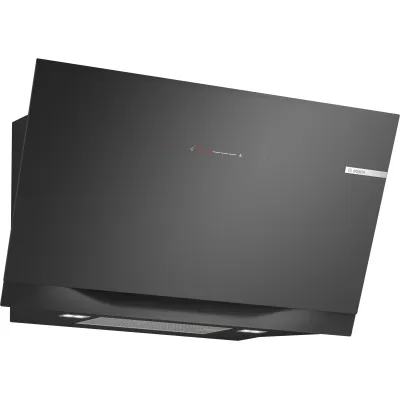 Bosch Dunstabzugshaube DWJ91LT60 | Wandhaube 90cm | schräges Glasdesign | Home Connect | LED dimmbar | schwarz