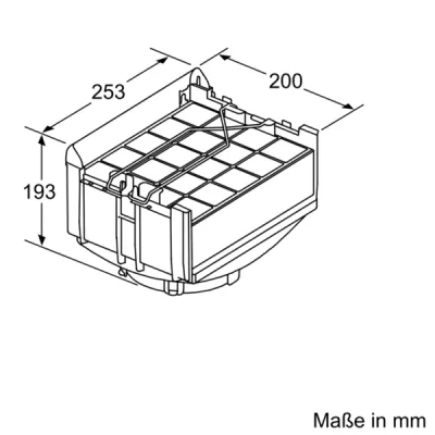 Bosch CleanAir Umluftmodul DWZ0XX0J5 | regenerativ | Aktivkohlefilter | Long Life | Zubehör Dunstabzugshauben