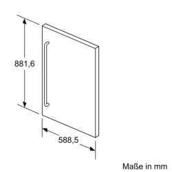 Bosch Edelstahl-Türfront KFZ20SX0 Bosch Edelstahl-Türfront KFZ20SX0