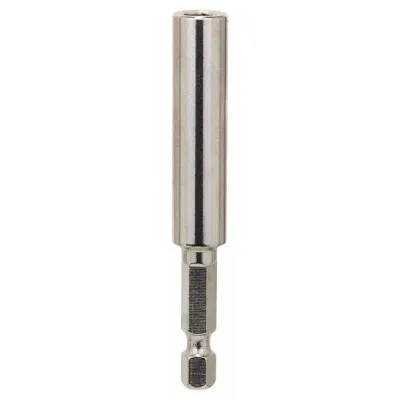 Bosch Universalhalter 2607000157 | 1/4" Bit-Halter | Dauermagnet | 75 mm Länge | Metall | Grau