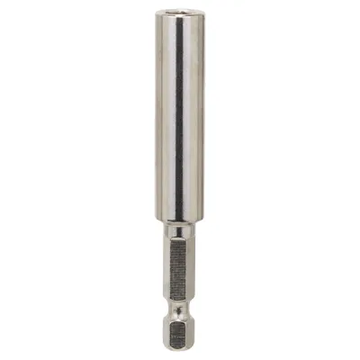 Bosch Universalhalter 2607000157 | 1/4" Bit-Halter | Dauermagnet | 75 mm Länge | Metall | Grau