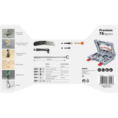 Bosch-EW 2608P00234 76-tlg. prof. Premium-Set