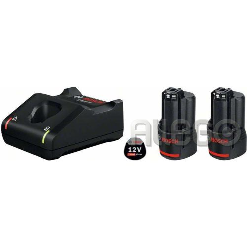 Bild: BOSCH-EW Akku-Ladegerät +2xGBA 12V 2Ah 1600A019R8 BOSCH-EW Akku-Ladegerät +2xGBA
