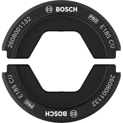 Bosch PRO Presseinsatz E185 CU 2608001132 | Crimpeinsatz für Kupfer Rohrkabelschuhe | 185 mm² | gehärteter Stahl