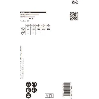 Bosch Lochsäge 2608900433 EXPERT ToughMaterial | Ø 68 mm | Carbide-Zähne | 60 mm Schnitttiefe | für Holz, Metall