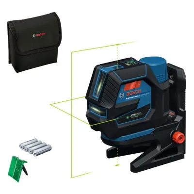 Bosch Kombilaser GCL 12V-50-22 CG 0601066S00 | Messlaser 25 m | Grünlaser | IP65 | 0,3 mm/m | Lithium-Ionen | inkl. RM20