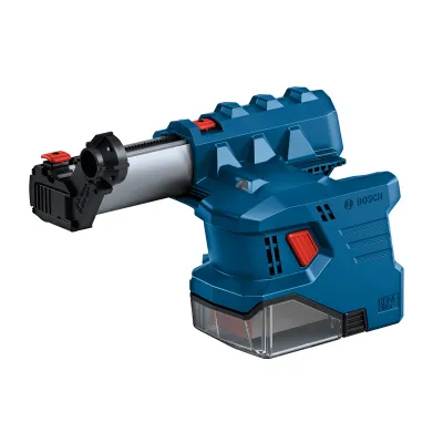 Bosch Professional Staubabsaugung GDE 18V-12 | Bohrstaubfänger für GBH 18V-22 | 6-12 mm | 2x Ringbürste | LED | Blau