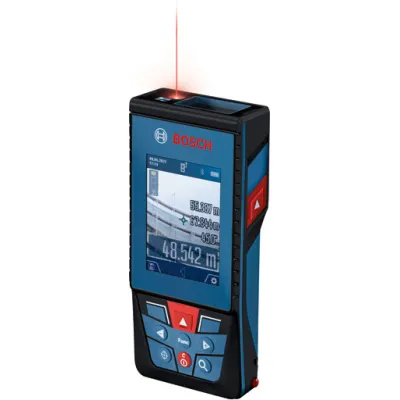 Bosch Professional Laser-Entfernungsmesser GLM 100-25 C | 100m | Digitale Kamera | Bluetooth | IP54 | ±1,5mm | blau